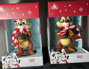 Set Carino Personaggio Schiaccianoci Chip & Dale Disney Parks Nuovo con etichette Natale 2021 - Foto 1 di 8