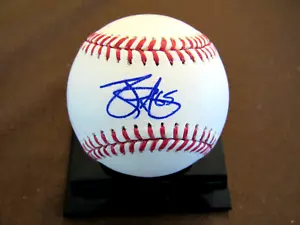 JAMES PAXTON N-H 2018 SEATTLE MARINERS NY YANKEES SIGNED AUTO OML BASEBALL JSA - Picture 1 of 3