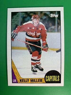 1987-88 Topps Kelly Miller RC #189 Washington Capitals - Image 1 of 2
