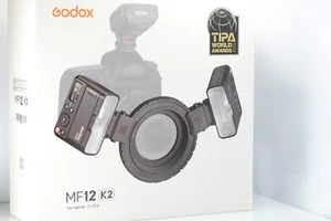 Godox 2 Flash MF12 Macro Kit K2 For Fujifilm in Mint Condition With Box - Picture 1 of 5