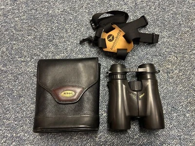 Nikon Premier LX 10x42 DCF HG Binoculars with Case Caps and Harness - Excellent - Image 1 of 4