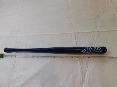 Mets baseball mini wood wooden bat Cooperburg Sports MLBP 2013 blue MLB souvenir Cover