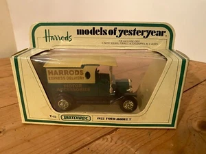 Matchbox Models of Yesteryear 1922 Ford Model T Harrods Delivery Van, 1/35 Boxed - Picture 1 of 7