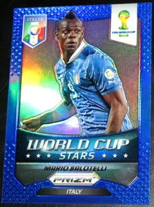 2014 Prizm World Cup Stars Mario Balotelli Blue # 087/199 WCS - Bild 1 von 2
