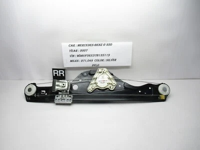 Regulador ventana trasera derecha mercedes-benz e350 2006-2009 a2117300246 fabricante de equipos originales Foto 1 de 4