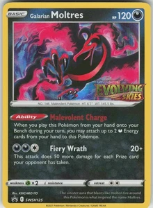 Pokemon Galarian Moltres - (Prerelease) SWSH125 SWSH: Sword & Shield Promo Cards - Picture 1 of 2