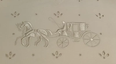 Sudadera COACH Marfil Talla MEDIANA Bordada Caballo y Carruaje Ojales Cuello Redondo Foto 1 de 4