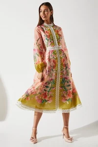 Coast Multi Fit & Flare Dress Womens Occasion Dresses - Picture 1 of 5