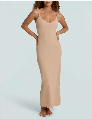 Commando Women's Classic Maxi Long Slip, Beige Nude, Size S/M, New with tags - Image 1 of 4