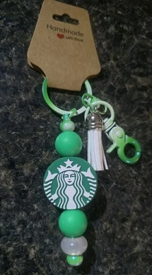Starbucks брелок - 4 дюйма зеленый омбре силиконовый - Изображение 1 из 2
