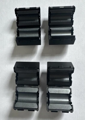 9mm and 13mm RFI EMI chokes filters suppressors ferrite cores, SNAP ON 4pcs - Image 1 of 4