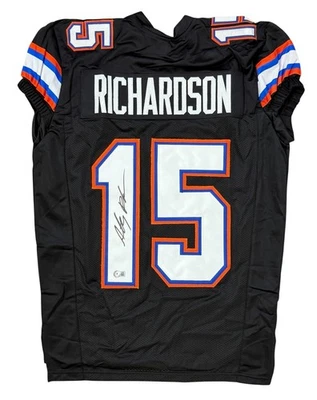 ANTHONY RICHARDSON FLORIDA GATORS AUTOGRAPHED SIGNED GAME-CUT JERSEY BECKETT COA - Image 1 of 2