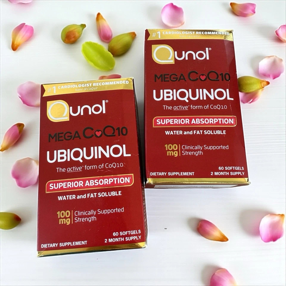 2 Qunol Mega CoQ10, Ubiquinol, Absorción Superior. 60ea 3/2028 Nuevo Foto 1 de 1