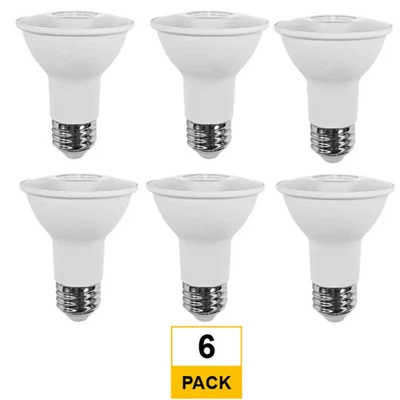 Halco LED PAR20 Flood 6.5W 4000K 40D Dim 80+ CRI 550L Essential (6-pk) 80202 - Image 1 of 4