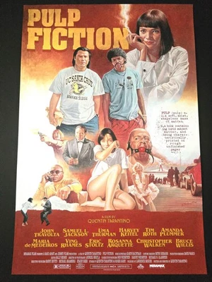 Pulp Fiction Alt Movie Poster Art by Wiwatchai Yuktavate Ltd Ed /35 Like Mondo - Bild 1 von 2