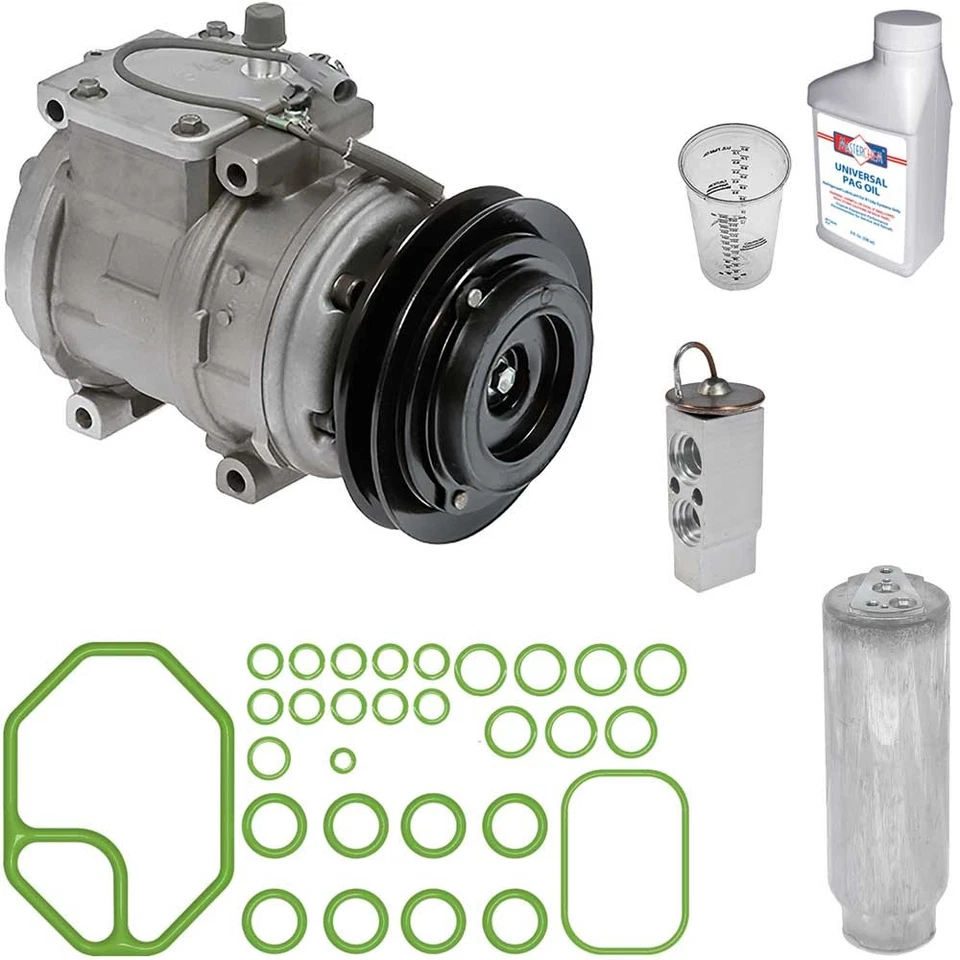 Compresor de aire acondicionado Omega con kit de reparación de aire acondicionado para Toyota Land Cruiser 1990 1991 1992 Foto 1 de 1