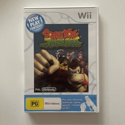 Donkey Kong Jungle Beat - Nintendo Wii PAL - Complete w/Manual - Free Postage - Image 1 of 3