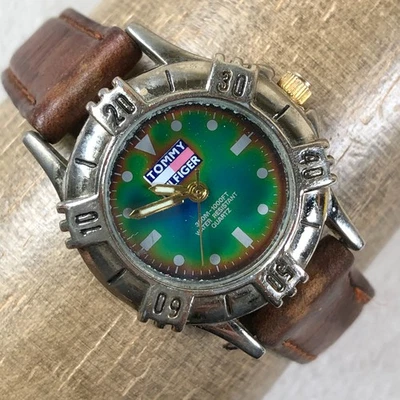 Vtg Tommy Hilfiger Women Mood Changing Color Dial 22mm Watch 6 1/2" - Image 1 of 4