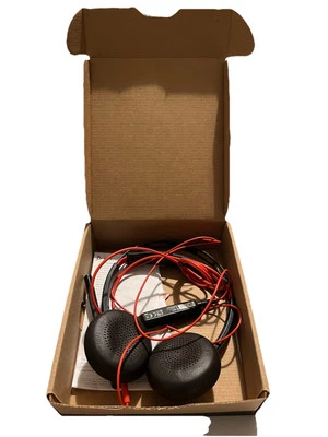 Wired Laptop Headphones Over Ear USB Headset Microphone Mic Call PC Plantronics - Image 1 of 4