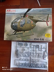 Azmodel 1/72 Hughes OH-6A   SIGILLATO  SEALED  + Decal Italia - Foto 1 di 2