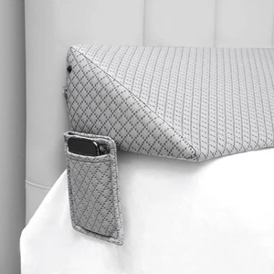 Queen Bed Wedge Pillow for Headboard Gap,Foam Wedge Pillow Headboard/Bed Gap ... - Picture 1 of 7