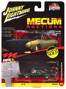 1969 Dodge Charger Daytona Mecum Johnny Lightning Pop Culture 1:64 Scale - Picture 1 of 2
