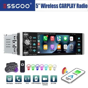 Autoradio 1 DIN 5" con pantalla IPS CarPlay Android Auto Bluetooth USB AUX SD - Imagen 1 de 15