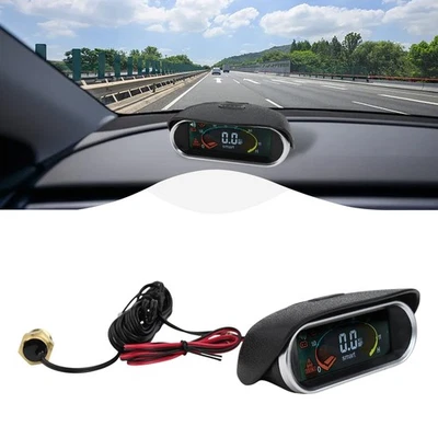 LCD Fuel Gauge for Vehicle Monitoring 12V 24V Compatible with Trucks RVs - Image 1 of 4