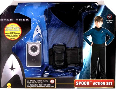 Stark Trek Спок действие костюм бокс-сет, детский размер 4 до 6 - Изображение 1 из 4