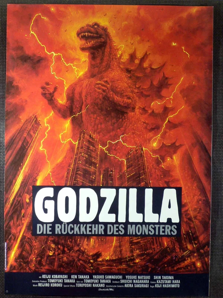 Godzilla - Shin Takuma - Ken Tanaka - Filmposter A3 29x42cm gerollt - Bild 1 von 1