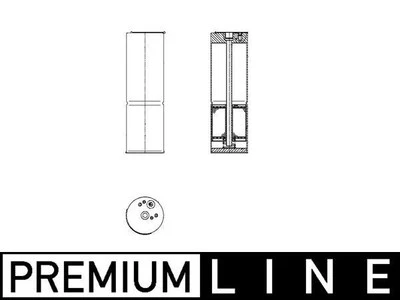 Secadora de aire acondicionado para Maybach 57 62 Mercedes-Benz Clase S MAHLE AD159000P Foto 1 de 4