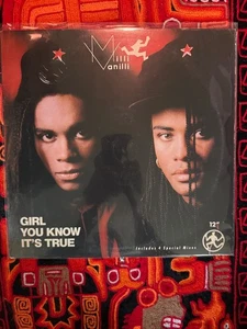 Milli Vanilli 12" single record LP vinyl VG+ - Picture 1 of 2