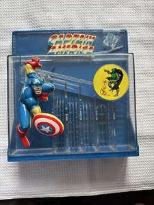 MARVEL CAPTAIN AMERICA OFFICIAL ACTION SAVINGS BANK TOY BY SUPERIOR TOYS - Picture 1 of 6