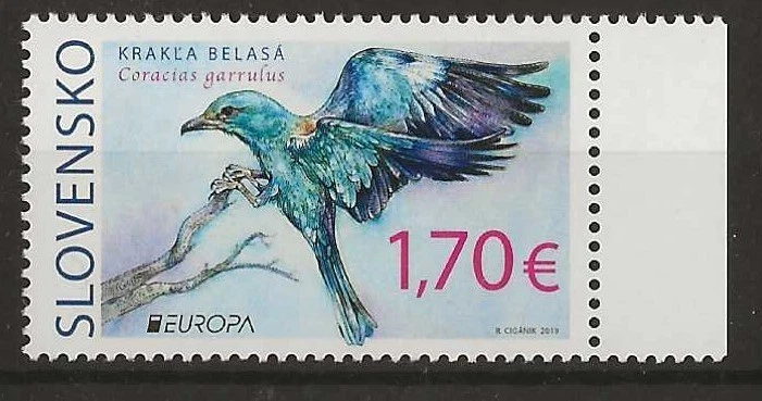 Eslovaquia 2019 - Europa, National Birds - MNH Foto 1 de 1