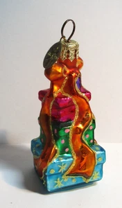 Retired Christopher Radko Glass Ornament Shopping Spree Pile of Gifts 3 1/2" - Picture 1 of 2