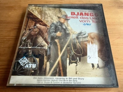 ORIGINAL S8"DJANGO SPIELT DAS LIED VOM TOD" , UFA/ATB, ca. 128 m SW/dt. Ton, Ovp - Bild 1 von 2