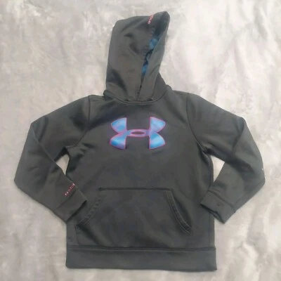 Sudadera con Capucha Under Armour Storm Logo YMD - Talla Mediana Suelta Gris Azul Rueda Nueva Foto 1 de 4