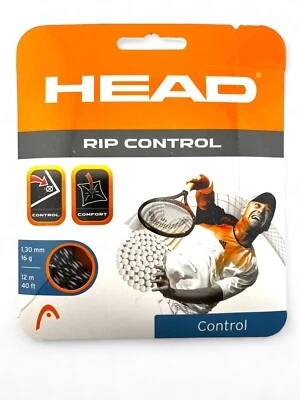 Head Rip Control Tennissaite 16 Stärke 1,30 mm 12 m 40 ft Multifilament schwarz - Bild 1 von 4