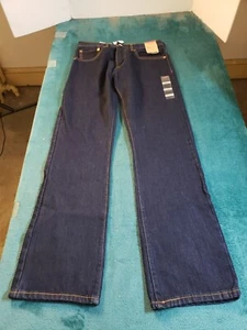 Levis 517 Jeans Sz 31x32 Mens Blue Pants Stretch Denim Mid Rise Bootcut NWT - Picture 1 of 18