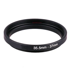 New 35.5mm to 37mm Stepping Step-up Metal Filter Adapter Ring 35.5mm-37mm Black - Picture 1 of 5