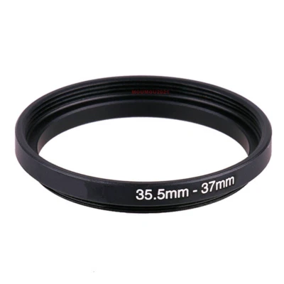 New 35.5mm to 37mm Stepping Step-up Metal Filter Adapter Ring 35.5mm-37mm Black - Image 1 of 4