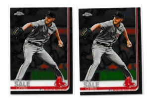 (2) 2019 Topps Chrome #165 CHRIS SALE Lot Red Sox Braves White Sox - Bild 1 von 2