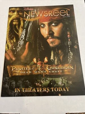 Disney Newsreel Magazine Pirates of the Caribbean Johnny Depp  - Image 1 of 4