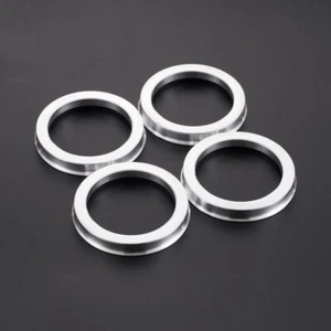 4pcs Wheel Hub Centric Rings Aluminium Alloy Performance Spigot Wheel Hubrings - Picture 1 of 6