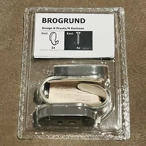 IKEA Brogrund Bathroom Hook Stainless Steel 2 Pack- 603.285.42 New / Unopened - Picture 1 of 2