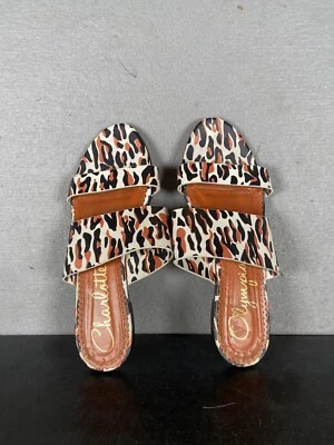 Sandalias sin cordones Charlotte Olympia con estampado de guepardo talla 37 Foto 1 de 4