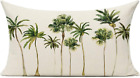 Throw Pillow Covers 12X20 Inch Modern Tropical Palm Trees Home Decor Pillowca...