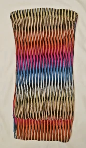 Vintage '80s  Seduction Short Strapless Pencil Dress Colorful Size Medium VGC - Imagen 1 de 8