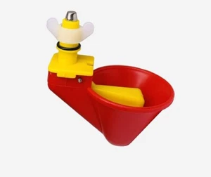 Farm Basics Peck Free Poultry Waterer Drinker Cup 8 pcs Chicken, Ducks, & Quail - Picture 1 of 5