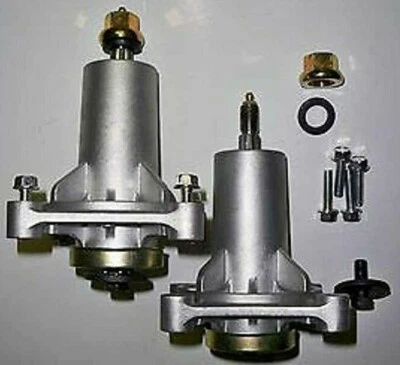 2 Spindle Set 42" 46" 48" Deck Riding Mower Husqvarna YTH20K46 YTH22V46 YTH24K48 - Image 1 of 2